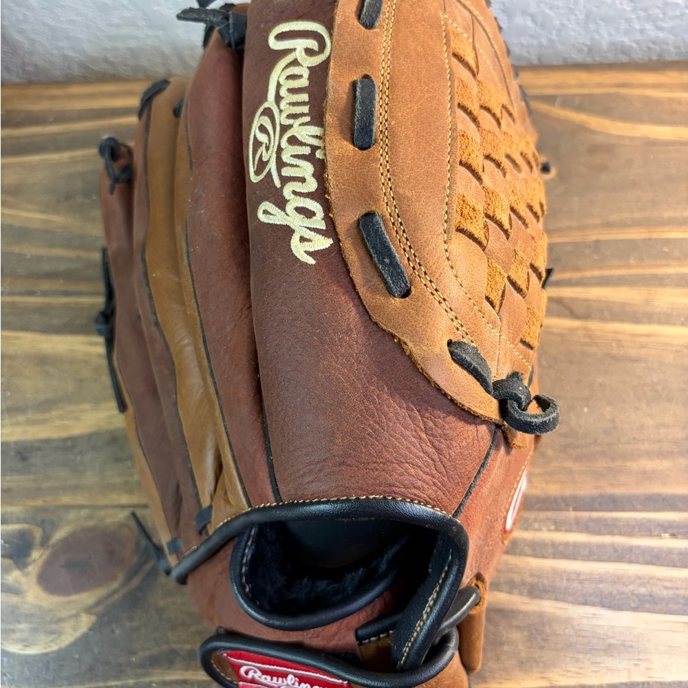 Rawlings RBG36TBR RH 12.5" Leather Zero Shock Baseball Glove Left Hand Throw - Picture 12 of 12